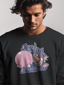 Officially Licensed Dubble Bubble Don't Burst My - Retro Design Men's Sweatshirt
