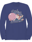 Officially Licensed Dubble Bubble Don't Burst My - Retro Design Men's Sweatshirt