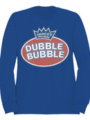 Officially Licensed Dubble Bubble Logo Design Men's Sweatshirt