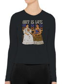 Frida Kahlo Art is Life: Duality Women's Long Sleeve
