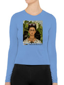 Frida Kahlo in the Jungle Women's Long Sleeve