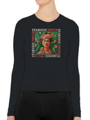 Frida Kahlo Embracing Feminine Power Women's Long Sleeve