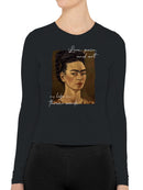Frida Kahlo Expression of Inner Torment and Beauty Women's Long Sleeve