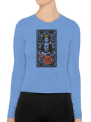 Frida Kahlo Artistic Tribute to a Brave Heart Women's Long Sleeve