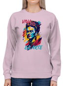 Frida Kahlo Vibrant Art Tribute Women's Sweatshirt