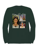 Frida Kahlo Viva El Arte: Celebrating Iconic Portraits Women's Sweatshirt