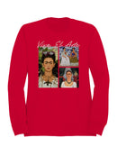 Frida Kahlo Viva El Arte: Celebrating Iconic Portraits Women's Sweatshirt