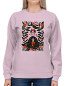 Frida Kahlo Tranquil Harmony in Nature Women's Sweatshirt