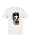 Frida Kahlo Vibrant Abstract Portrait Men's T-shirt