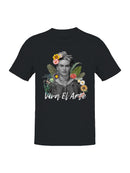 Frida Kahlo Viva El Arte - A Celebration of Art and Nature Men's T-shirt