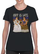 Frida Kahlo Art is Life: Duality Women's T-shirt
