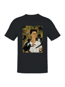 Frida Kahlo Woman with Monkeys in a Tropical Setting Women's T-shirt