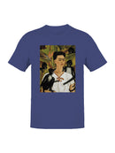 Frida Kahlo Woman with Monkeys in a Tropical Setting Women's T-shirt