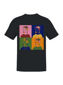 Frida Kahlo Pop Art Floral Portrait Women's T-shirt