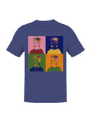 Frida Kahlo Pop Art Floral Portrait Women's T-shirt