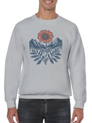 Mountain Blossom Harmony Men's Sweatshirt