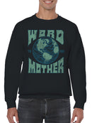 Earth Awareness Typography Design Men's Sweatshirt