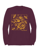 Save the Bees Floral Design Women's Sweatshirt