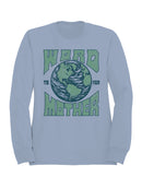 Earth Awareness Typography Design Women's Sweatshirt