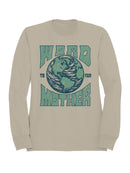 Earth Awareness Typography Design Women's Sweatshirt