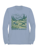 Tranquil Wilderness Scene Women's Sweatshirt