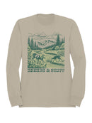 Tranquil Wilderness Scene Women's Sweatshirt