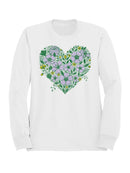 Floral Heart Graphic Women's Sweatshirt