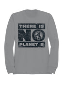 No Planet B Message Women's Sweatshirt