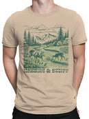 Tranquil Wilderness Scene Men's T-shirt