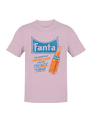 Officially Licensed Fanta Retro Orange Drink Advertisement Women's T-shirt