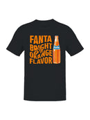 Officially Licensed Fanta Bright Orange Flavor Retro Poster Men's T-shirt