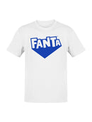 Officially Licensed Fanta Logo in Blue Men's T-shirt