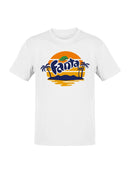 Officially Licensed Fanta Tropical Sunset Logo beach Men's T-shirt