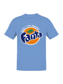 Officially Licensed Fanta Retro Logo Design Men's T-shirt