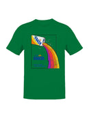 Officially Licensed Fanta Retro Advertisement with Rainbow Pour Men's T-shirt