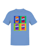 Officially Licensed Fanta Pop Art Style Cans Men's T-shirt