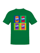 Officially Licensed Fanta Pop Art Style Cans Men's T-shirt