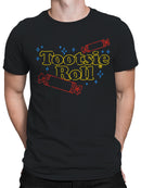 Officially Licensed Tootsie Roll Vibrant Neon Design Men's T-shirt