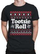 Officially Licensed Tootsie Roll Festive Christmas Sweater Design Men's T-shirt