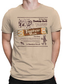 Officially Licensed Tootsie Roll The Sweet History Men's T-shirt