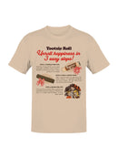Officially Licensed Tootsie Roll Unroll Happiness Men's T-shirt