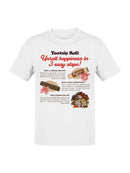 Officially Licensed Tootsie Roll Unroll Happiness Men's T-shirt