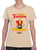 Officially Licensed Tootsie Roll Captain Vintage Ad Poster Women's T-shirt