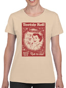 Officially Licensed Tootsie Roll Classic Advertisement Women's T-shirt