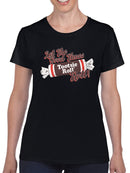 Officially Licensed Tootsie Roll Let the Good Times Women's T-shirt