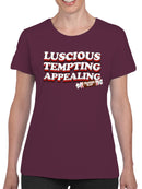Officially Licensed Tootsie Roll Luscious Advertisement Women's T-shirt