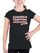 Officially Licensed Tootsie Roll Luscious Advertisement Youth's T-shirt
