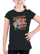 Officially Licensed Tootsie Roll Sweet Party Vibes Youth's T-shirt