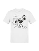 Vintage Cartoon Mouse at the Helm Women's T-shirt