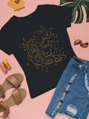 Starry Cartoon Helmsman Women's T-shirt